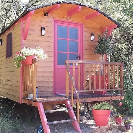 Roulotte Romantique Chauffee En Cevennes Monteils  Eksteriør bilde